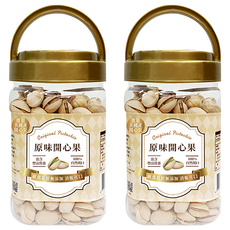 臻御行 原味 美國 無調味 開心果 罐裝, 320g, 2罐