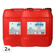 줌 베이직 베이킹소다 담은 액체세탁 세제, 20L, 2개