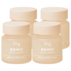 LemonBox 綜合維他命錠, 30顆, 4罐