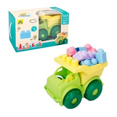 Gentoy 貝貝積木 傾卸卡車 22p, 混合顏色