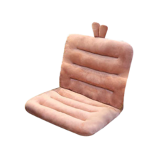 長條坐墊 毛絨+棉花, 粉紅小兔