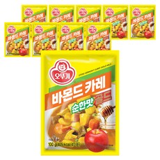 오뚜기 바몬드 카레 골드 순한맛, 100g, 10개