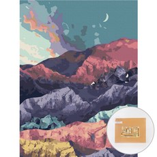 아트조이 DIY 명화그리기 30 x 40 cm, 문 마운틴, 1개