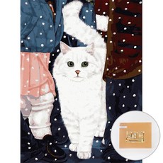 아트조이 DIY 명화그리기 30 x 40 cm, 고양이의 산책, 1개