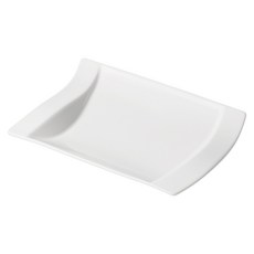 Villeroy&Boch 波浪形小菜醬料碟 21*15cm, 1個, 單色