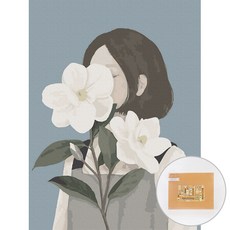 아트조이 DIY 명화그리기 30 x 40 cm, 꽃을 든 여인, 1개