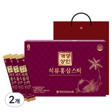 개성상인 석류 홍삼 스틱 + 쇼핑백, 2개, 300ml