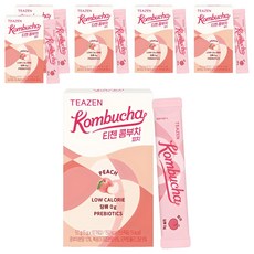 티젠 콤부차 피치, 5g, 10개입, 6개