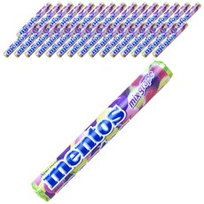 mentos 曼陀珠 曼陀珠 綜合葡萄口味, 37.5g, 6條