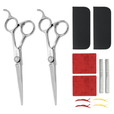 예스뷰티 미용 커트가위 + 가방 + 악세서리, 2개, 혼합색상