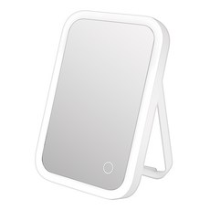 Kinyo LED觸控柔光化妝鏡 BM-066 149 x 24 x 219mm 358g, 白色