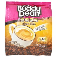 Buddy Dean 巴迪 三合一咖啡 香濃原味 泰國原裝進口, 18g, 25包, 1袋