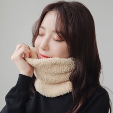 X Warm冬季用運動柔軟圍脖, 米色