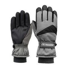 엑스웜 스마트폰터치 스포츠 방한장갑, 챠콜, 1개