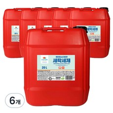 줌 베이직 베이킹소다 담은 액체세탁 세제, 20L, 6개