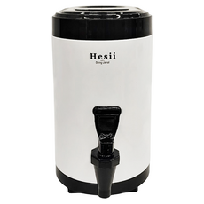 Hesii 橢圓形保溫茶桶, 純白色, 6L, 1個