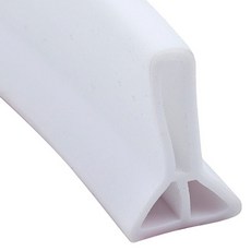 Yoromkorom矽膠浴室陽台防水擋水板 高度3cm*長度2M 白色, 1個