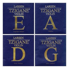 LARSEN STRINGS 小提琴弦套弦 中張力, Tzigane, 不適用, 1套