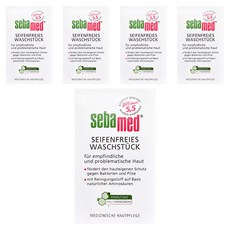 sebamed 施巴 PH5.5 潔膚皂，適合敏感和問題肌膚，不含皂鹼，溫和清潔, 150g, 5盒