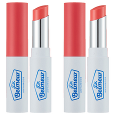 더페이스샵 닥터벨머 시카터치 컬러 립밤, 코랄, 5.5g, 2개