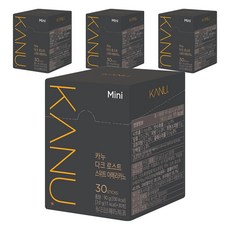 카누 다크 로스트 스위트 아메리카노 미니 커피믹스, 3g, 4개, 30개입