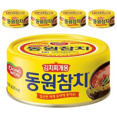 동원 참치 김치찌개용, 150g, 5개