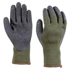 CAPTAIN STAG 鹿牌 戶外工作手套-橄欖綠, 適用於砍柴/植栽, M號, 天然橡膠材質, 1雙