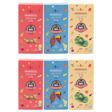 파파루 간편레시피 유기농 야채가루 분말이유식 고운입자 3종 세트, 감자, 고구마, 양배추, 2세트