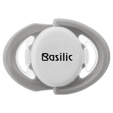 Basilic 貝喜力克安撫奶嘴 存在主義 安撫寶寶情緒 食品級矽膠材質 不含亞硝胺, 1入, 櫻桃型, 灰