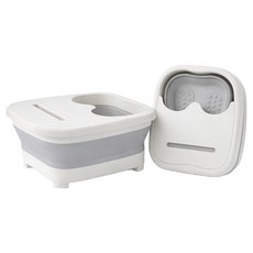 데일리오 덮개 접이식 휴대용 족욕기, 02 화이트, 1개