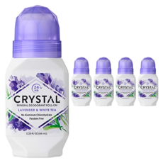 Crystal Body Deodorant Roll-On Type 薰衣草白茶, 66ml, 5個
