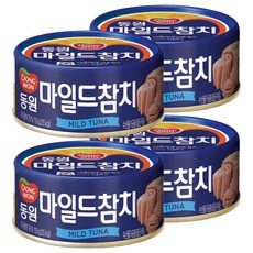 동원 마일드 참치, 150g, 4개