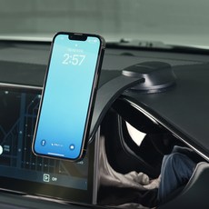 불스원 맥세이프 플렉서블 자석 거치대, 1개, 검정