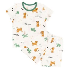 Maykids 男童狩獵風獵豹五分變色家居服上下套裝