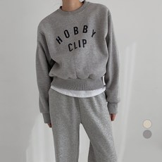 Babbling Brook 女款休閒英文印花刷毛長袖上衣