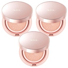 AHC 粉嫩光澤美拍氣墊粉餅 SPF30 PA++, 單色, 15g, 3顆