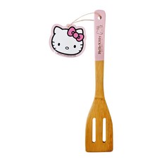 Sanrio 三麗鷗 Hello Kitty 凱蒂貓 孟宗竹鍋鏟, 天然木料理用具, 1支