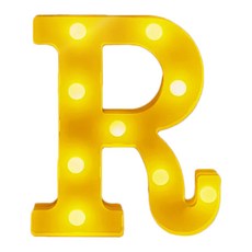 生活King 字母裝飾燈, R