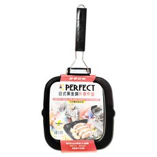 PERFECT 理想 日式黑金鋼折疊煎盤, 24cm, 1個