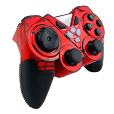 e-kit 逸奇 雙震動USB電腦遊戲搖桿 紅色, UPG-1100, 1盒