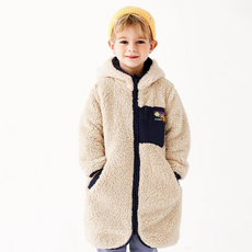 AndiApple 兒童 HIT Sherlock Bell 抓絨長款大衣