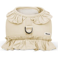 PETSLAND Luna 荷葉邊胸背帶, Ivory