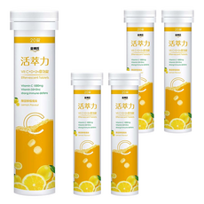 DR.KIM 金博氏 活萃力 Vit C + D + Zn 發泡錠, 5支, 20顆