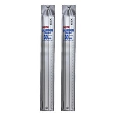 CoX 三燕興業 鋁合金直尺 CB-300 30cm, 2個, 銀色