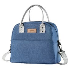 Zoolo 牛津布便當野餐保溫保冷袋, 藍色