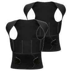 防駝背背心 黑色, 2個