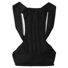 Hilio 肩部背部姿勢輔助帶 01 黑色, 1個