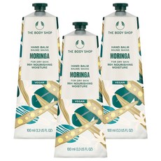 더바디샵 모링가 핸드 밤, 100ml, 3개