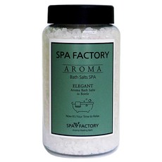 SPA FACTORY Elegant 喜馬拉雅白香氛浴鹽 入浴劑 邁布, 600g, 1個