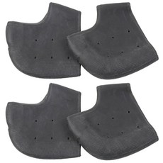 미카엘그라운드 실리콘 발 뒤꿈치 양발착용 블랙, 4세트